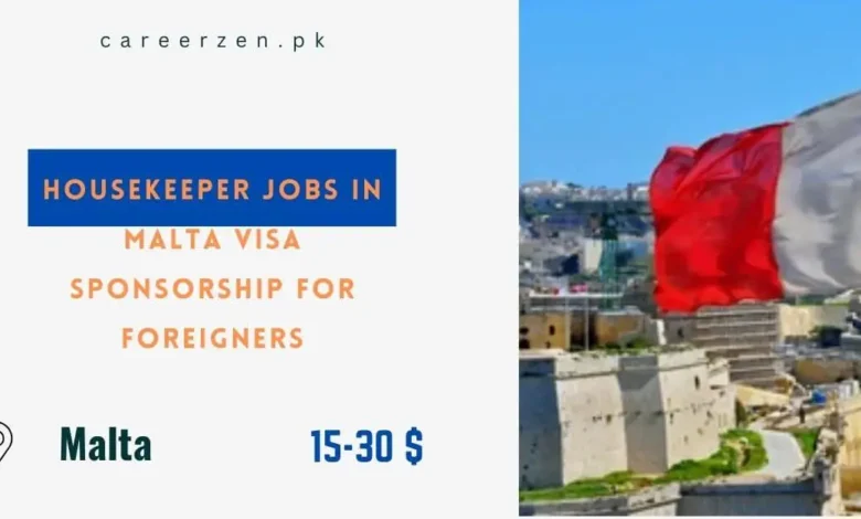 Housekeeper Jobs in Malta Visa