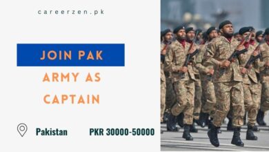 Join Pak Army As Captain