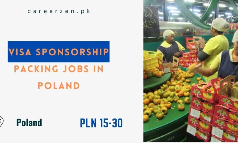Visa Sponsorship Packing Jobs in Poland