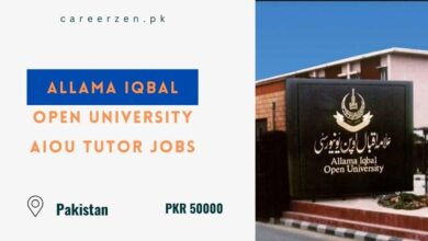 Allama Iqbal Open University AIOU Tutor Jobs