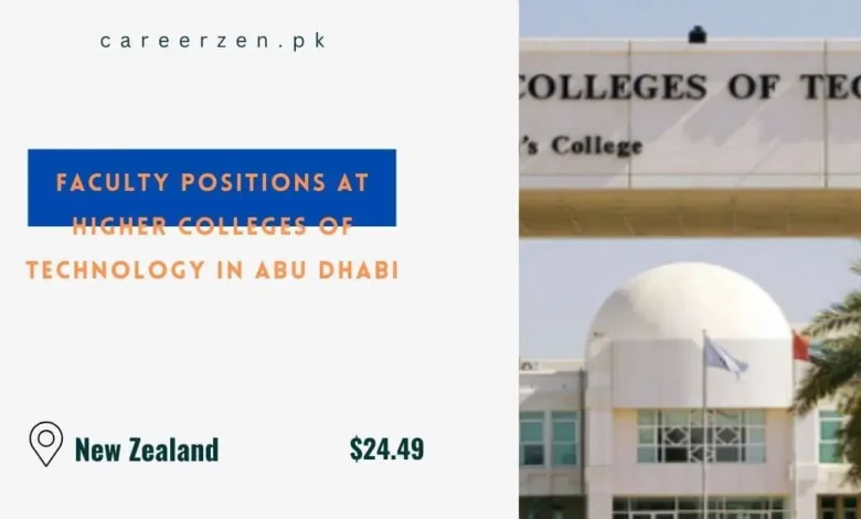 Faculty Positions at Higher Colleges of Technology in Abu Dhabi