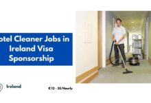 Hotel Cleaner Jobs in Ireland Visa Sponsorship