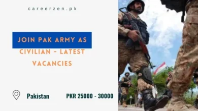 Join Pak Army as Civilian