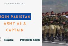 Join Pakistan Army as a Captain