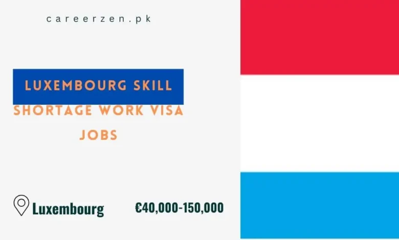 Luxembourg Skill Shortage Jobs