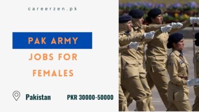 Pak Army Jobs for Females