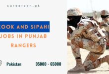 Cook and Sipahi Jobs in Punjab Rangers