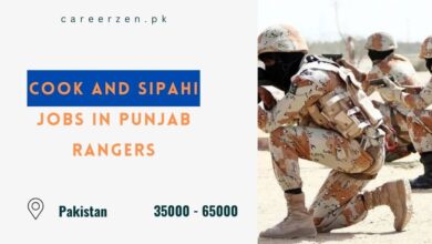 Cook and Sipahi Jobs in Punjab Rangers