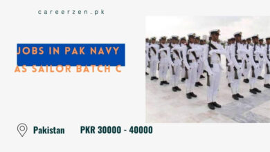 Jobs in Pak Navy as Sailor Batch C