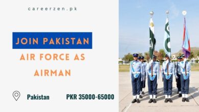 Join Pakistan Air Force as Airman