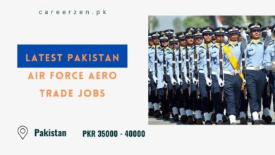 Latest Pakistan Air Force Aero Trade Jobs
