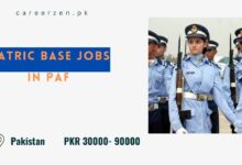 Matric Base Jobs in PAF