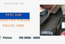 PPSC Sub Inspector Punjab Police Jobs