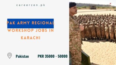 Pak Army Regional Workshop Jobs in Karachi