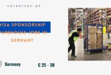 Visa Sponsorship Warehouse Jobs in Germany