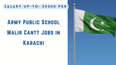 Army Public School Malir Cantt Jobs in Karachi