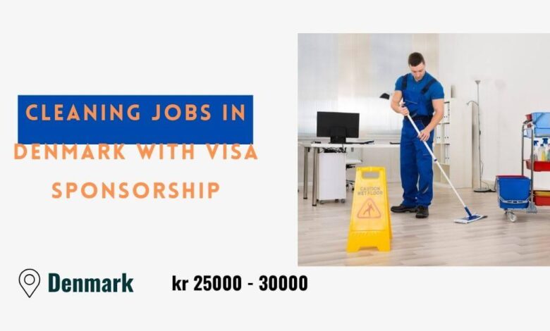 Cleaning Jobs in Denmark with Visa Sponsorship