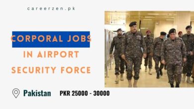 Corporal Jobs in Airport Security Force