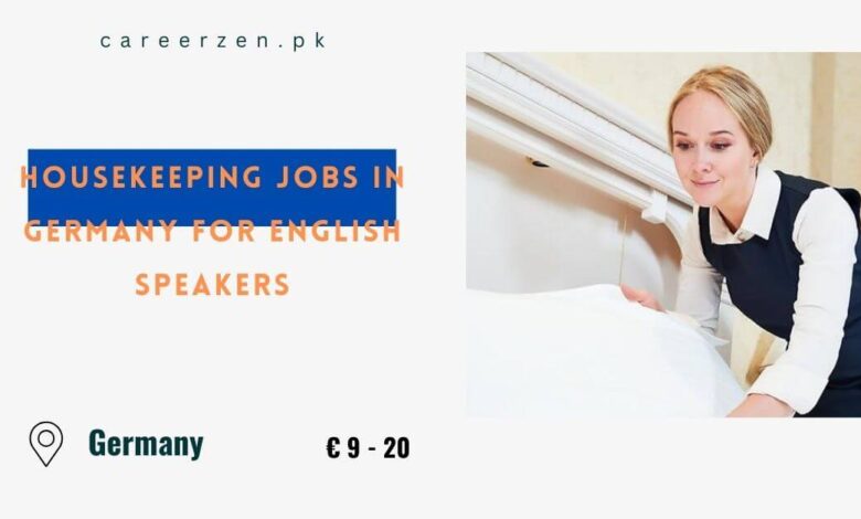 Housekeeping Jobs in Germany for English Speakers