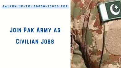 Join Pak Army as Civilian Jobs