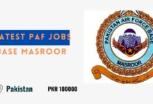 Latest PAF Jobs Base Masroor