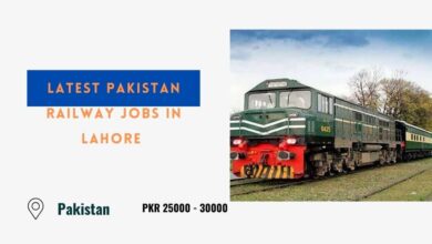 Latest Pakistan Railway Jobs in Lahore