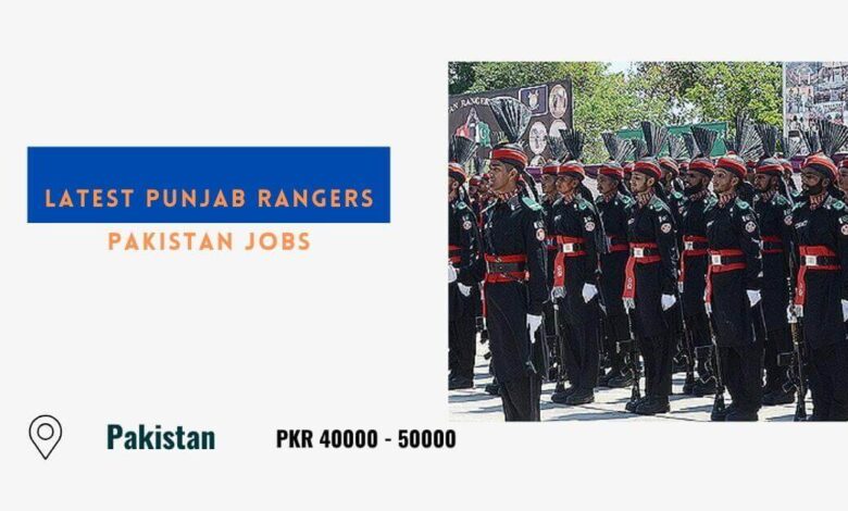 Latest Punjab Rangers Pakistan Jobs