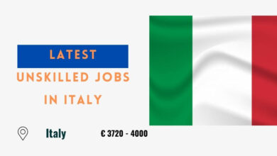 Latest Unskilled Jobs in Italy