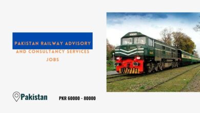 Pakistan Railway Advisory and Consultancy Services Jobs