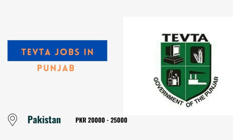 TEVTA Jobs in Punjab