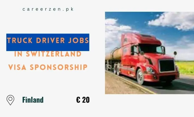 Truck Driver Jobs in Switzerland