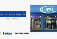 United Bank Limited UBL Jobs