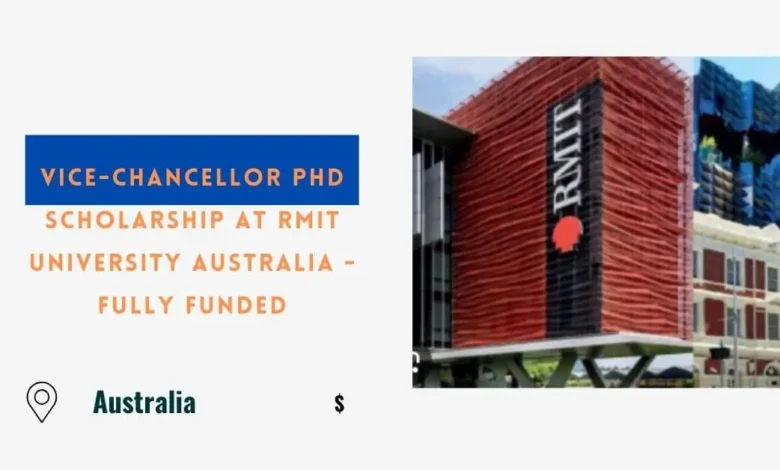 Vice-Chancellor PhD Scholarship at RMIT University