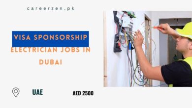 Visa Sponsorship Electrician Jobs in Dubai