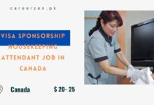 Visa Sponsorship Housekeeping Attendant Job in Canada