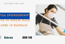 Visa Sponsorship Live-In House Maid Jobs in Bahrain