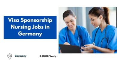 Visa Sponsorship Nursing Jobs in Germany