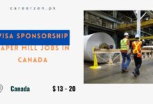 Visa Sponsorship Paper Mill Jobs in Canada