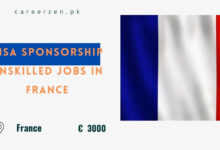 Visa Sponsorship Unskilled Jobs in France
