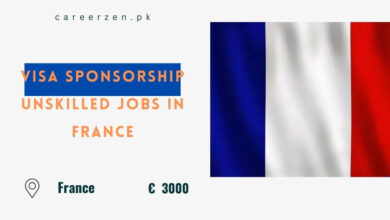 Visa Sponsorship Unskilled Jobs in France