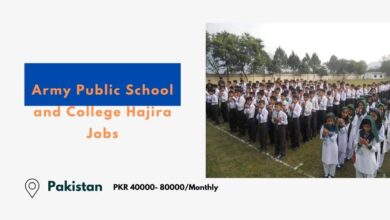 Army Public School and College Hajira Jobs