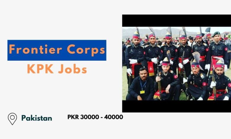 Frontier Corps KPK Jobs