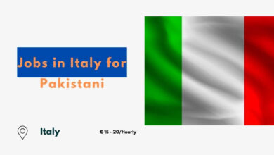 Jobs in Italy for Pakistani