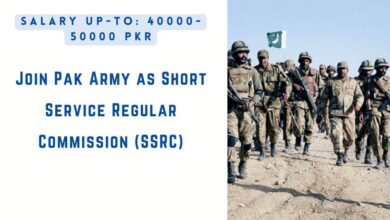 Join Pak Army as Short Service Regular Commission (SSRC)