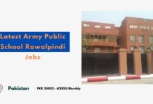 Latest Army Public School Rawalpindi Jobs