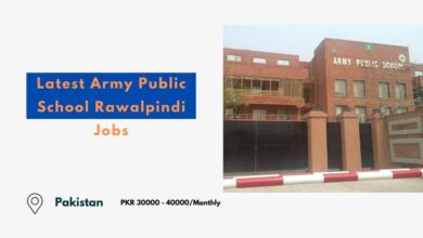 Latest Army Public School Rawalpindi Jobs