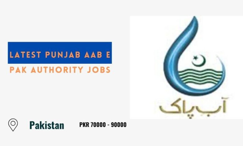 Latest Punjab Aab e Pak Authority Jobs