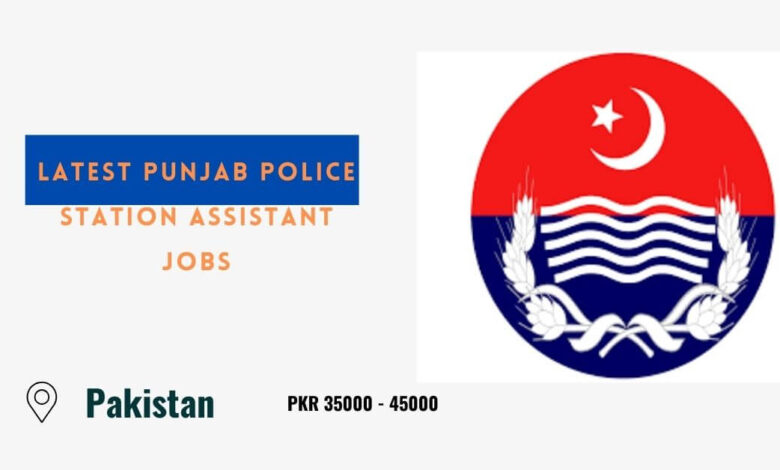 Latest Punjab Police Station Assistant Jobs