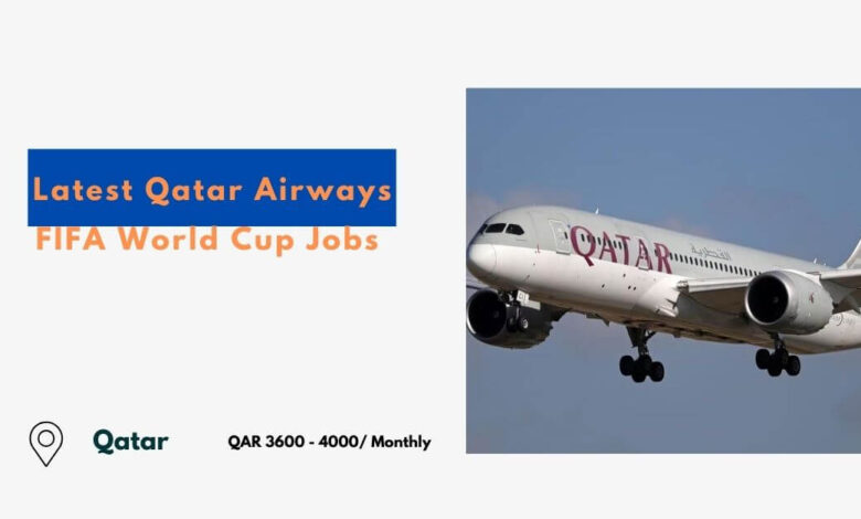 Latest Qatar Airways FIFA World Cup Jobs