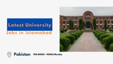 Latest University Jobs in Islamabad